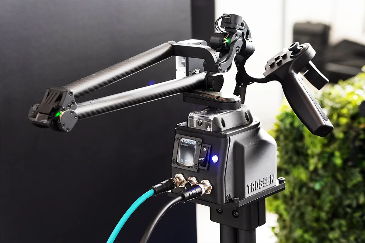 Trossen's smoothest teleop leader arm on the market (the Glide)